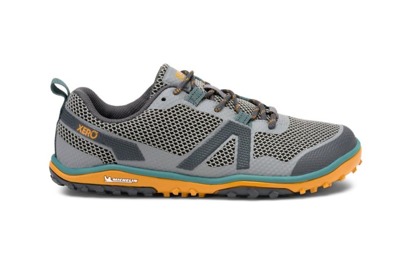 VÝPRODEJ Dámské trailové barefoot boty Xero Shoes Scrambler Low - Tarmac Gray