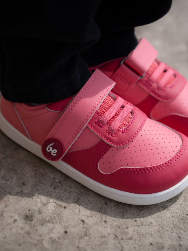 Dětské barefoot tenisky Be Lenka Scoot - Light Dark Pink - Barva: Light Dark Pink Scoot, Velikost: 27