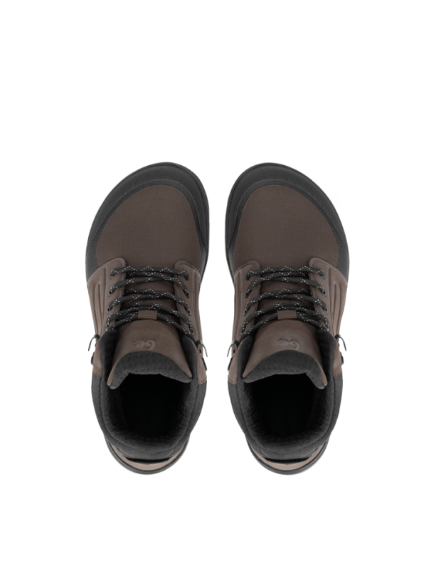 DOPRODEJ Unisex zimní barefoot boty Be Lenka ArcticEdge - Dark Brown