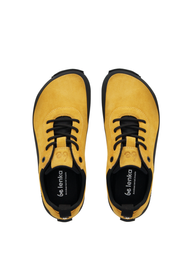 Unisex turistické barefoot boty Be Lenka TrailWalker 3.0 - Yellow - Barva: Yellow TrailWalker 3.0, Velikost: 43