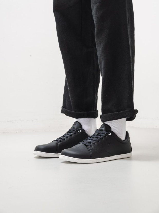 Unisex kožené barefoot tenisky Be Lenka Core - Black - Barva: Black Core, Velikost: 39