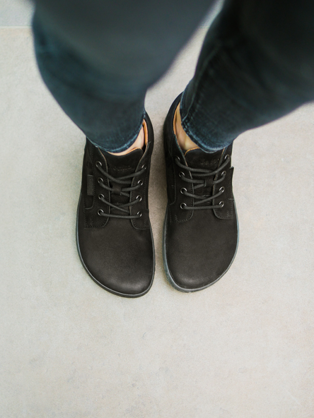 Be Lenka Synergy - kožené barefoot kotníkové boty (nubuk, unisex)