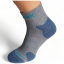 KS CoolMax - chladivé běžecké ponožky - Barva: šedo-černá, Velikost: 45-47