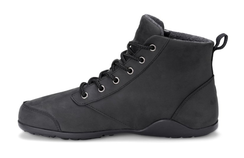 VÝPRODEJ Pánské zateplené kožené barefoot kotníkové boty Xero Shoes Denver - Barva: Black Denver Leather, Velikost: 46