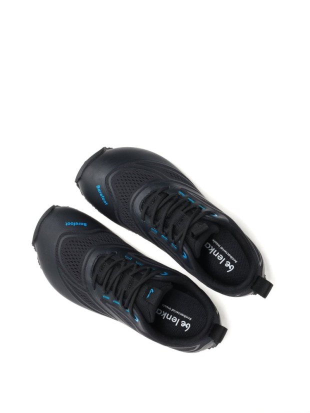 Unisex barefoot tenisky Be Lenka TrailTech - Black Blue - Barva: Black Blue TrailTech, Velikost: 44