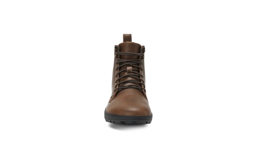 VÝPRODEJ Dámské kožené barefoot kotníkové boty Xero Shoes Breckenridge - Hnědá - Velikost: 37