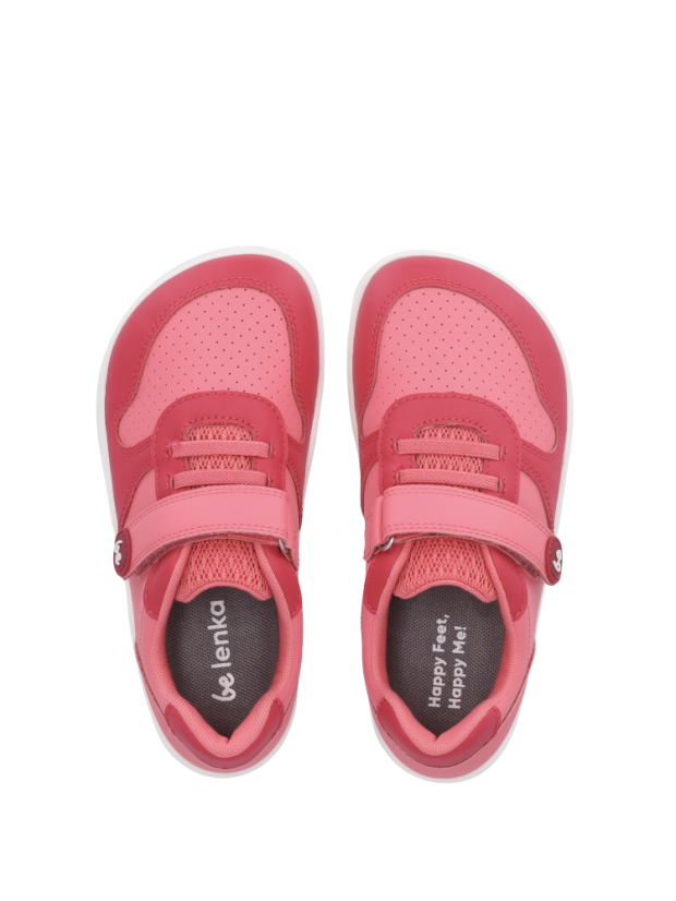 Dětské barefoot tenisky Be Lenka Scoot - Light Dark Pink - Barva: Light Dark Pink Scoot, Velikost: 27