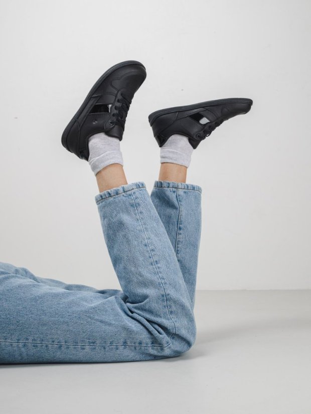 Be Lenka Cellestia - barefoot tenisky s perforací (kožené, unisex)