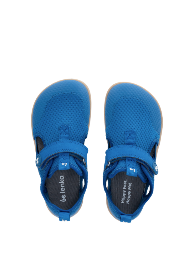 Dětské barefoot sandály Be Lenka Zest - Blue - Barva: Blue Zest, Velikost: 24