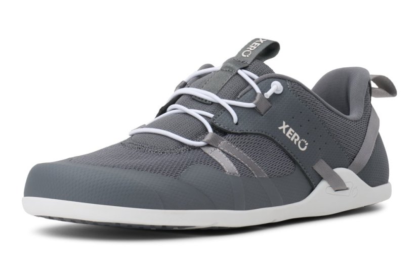 Pánské barefoot slip-on boty Xero Shoes Prio Cost - Steel Gray - Barva: Steel Gray Prio Cost, Velikost: 45