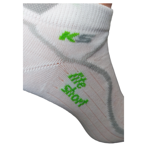 KS Lite Short - nízké běžecké ponožky - Barva: Bílá, Velikost: 39-41