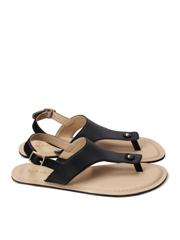 Dámské elegantní barefoot sandály Be Lenka Promenade 2.0 - Black - Barva: Black Promenade, Velikost: 39