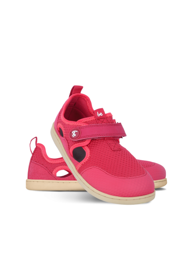Dětské barefoot sandály Be Lenka Zest - Berry - Barva: Berry Zest, Velikost: 34