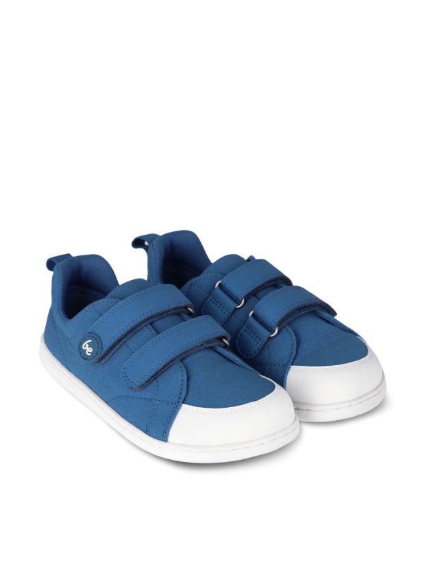 Dětské barefoot tenisky Be Lenka Canvi - Blue - Barva: Blue Canvi, Velikost: 27
