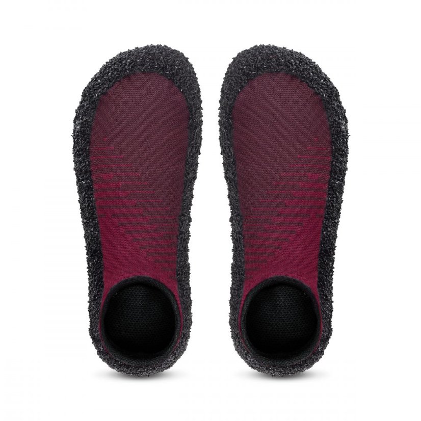 DOPRODEJ Barefoot ponožkoboty Skinners 2.0 Compression - Barva: CARMINE, Velikost: 43-44