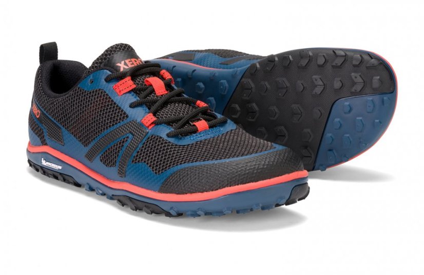 XERO Scrambler Low MAN - pánské trailové a trekové barefoot boty - Barva: Černá, Velikost: 44