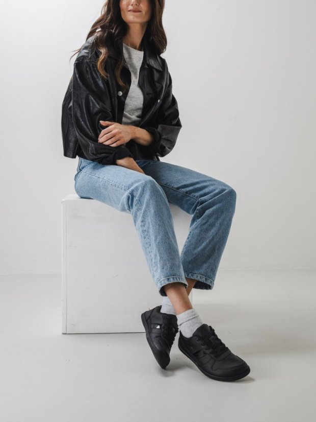 Be Lenka Cellestia - barefoot tenisky s perforací (kožené, unisex)