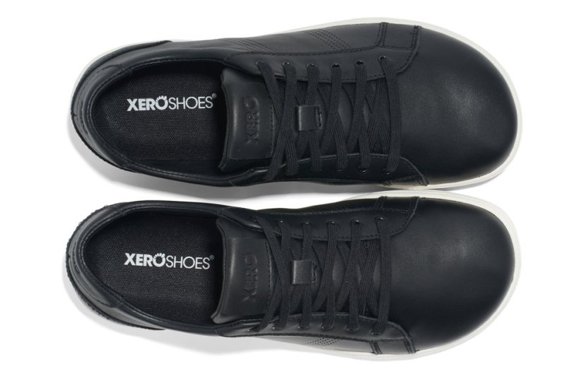 Pánské kožené barefoot tenisky Xero Shoes Dillon Leather - Black - Velikost: 47
