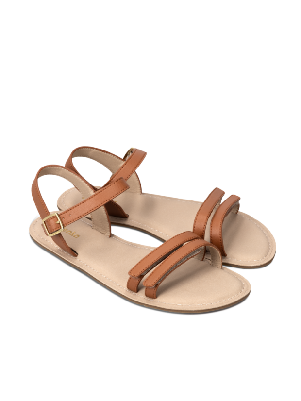 Dámské barefoot sandály Be Lenka Summer 2.0 - Brown - Barva: Brown Summer, Velikost: 41
