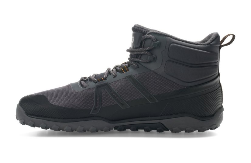 VÝPRODEJ Pánské turistické barefoot boty Xero Shoes Scrambler Trail Mid - Aspahlt Black