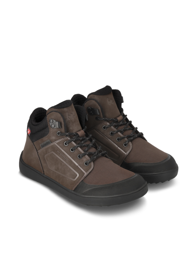 DOPRODEJ Unisex zimní barefoot boty Be Lenka ArcticEdge - Dark Brown