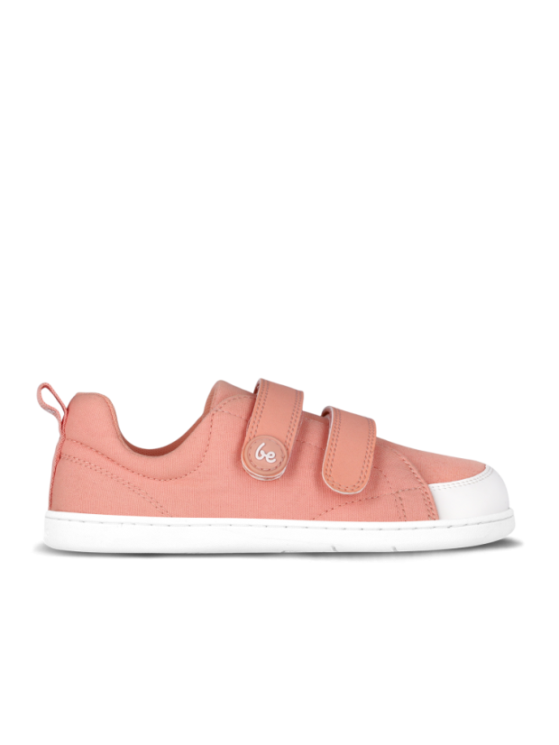 Dětské barefoot tenisky Be Lenka Canvi - Coral Pink - Barva: Coral Pink Canvi, Velikost: 34