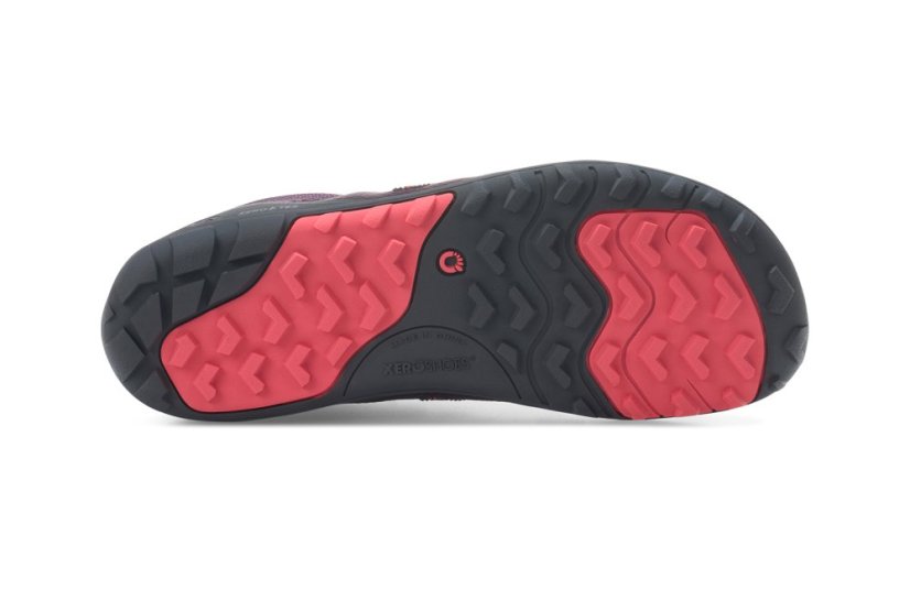 Dámské voděodolné trailové barefoot boty Xero Shoes Mesa Trail WP - Plum Perfect/Sunset Coral - Velikost: 41,5
