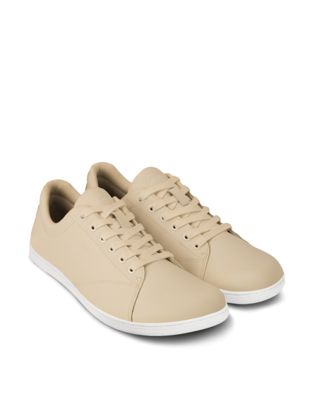 Unisex kožené barefoot tenisky Be Lenka Core - Beige - Barva: Beige Core, Velikost: 38