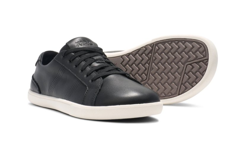 Dámské kožené barefoot tenisky Xero Shoes Dillon Leather - Black - Velikost: 36,5