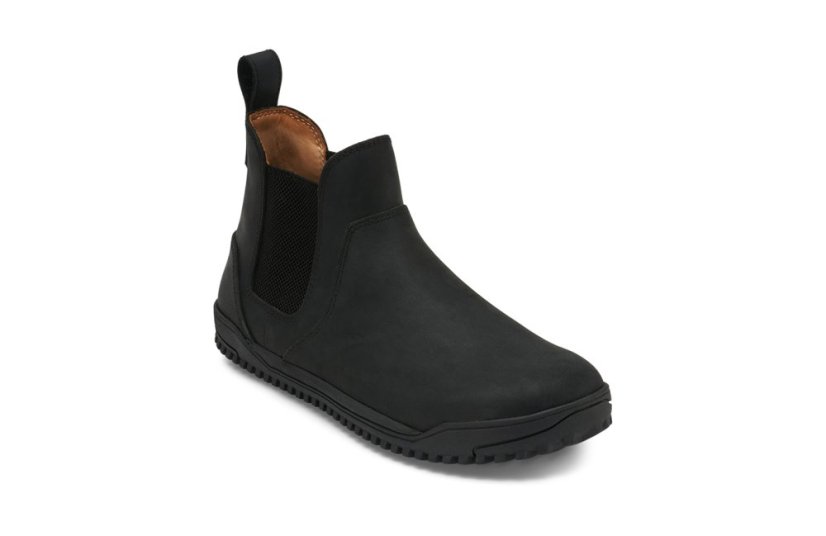 Dámské kožené barefoot chelsea boty Xero Shoes Ridgeway Chelsea - Black