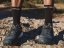 COMPRESSPORT Běžecké ponožky PRS V4.0 TRAIL - Barva: Černá-červená, Velikost: T2