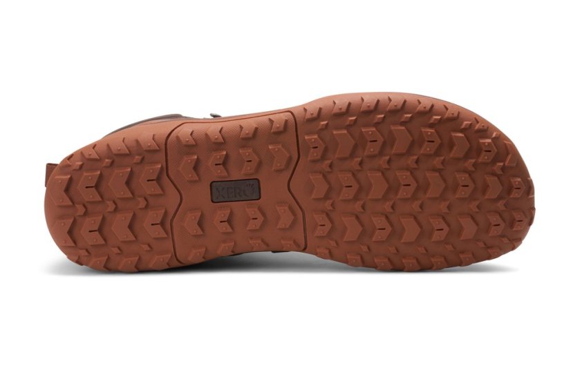 VÝPRODEJ Pánské voděodolné turistické barefoot boty Xero Shoes Scrambler Trail Mid WP - Barva: Java Brown Mocha Bisque (Men Trail), Velikost: 48