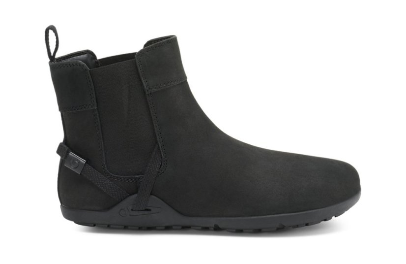 VÝPRODEJ Dámské kožené barefoot chelsea boty Xero Shoes Tari - Black - Velikost: 38,5