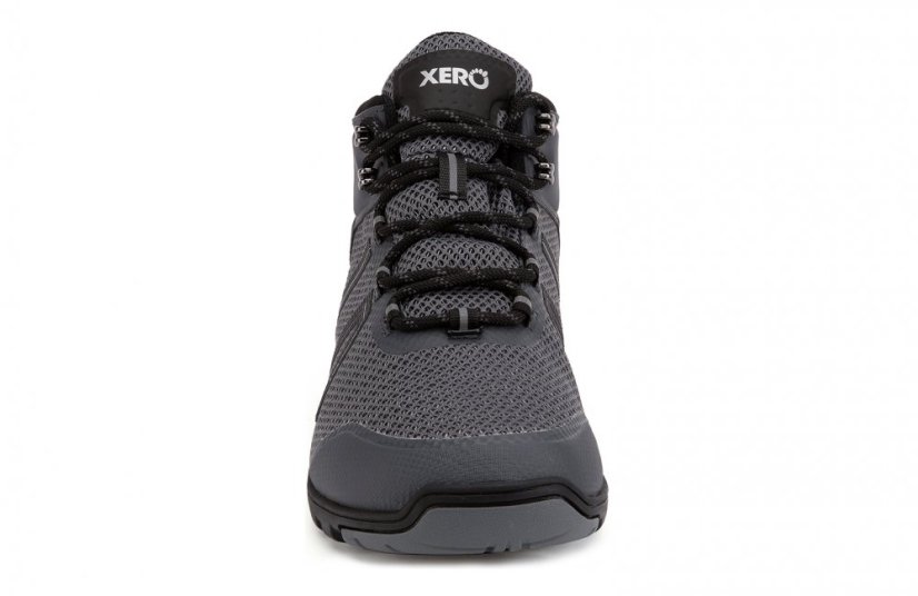 XERO Xcursion Fusion – Pánské turistické barefoot boty s membránou - Barva: Black Titanium, Velikost: 40