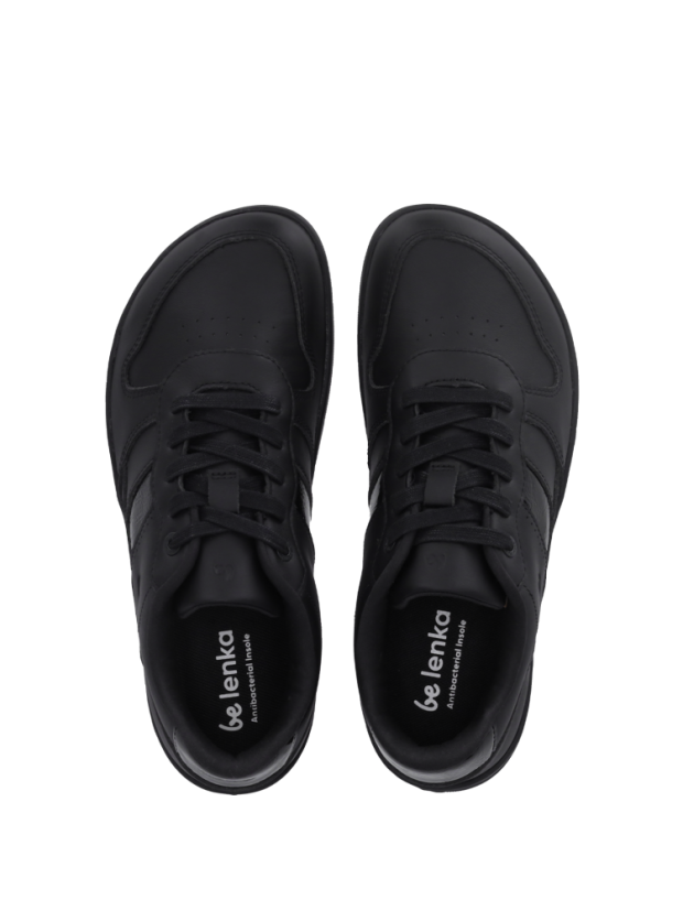 Unisex kožené barefoot tenisky Be Lenka Cellestia - Black Shinny Black - Barva: Black Shinny Black Cellestia, Velikost: 41