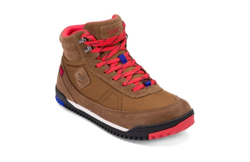 VÝPRODEJ Dámské voděodolné barefoot boty Xero Shoes Ridgeway - Camel Brown
