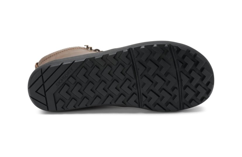 VÝPRODEJ Dámské kožené barefoot kotníkové boty Xero Shoes Breckenridge - Hnědá - Velikost: 37