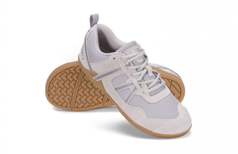 VÝPRODEJ Dámské barefoot tenisky Xero Shoes Prio Suede - Quiet Gray