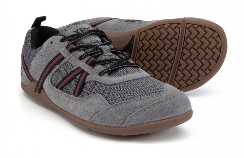 XERO Prio Suede pánské barefoot - Barva: Steel Gray, Velikost: 44,5