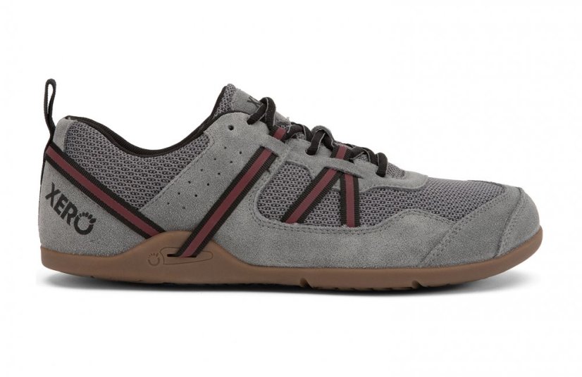 XERO Prio Suede pánské barefoot - Barva: Black Gum, Velikost: 44,5