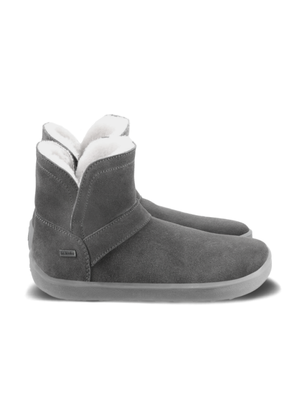 DOPRODEJ Dámské zimní barefoot boty Be Lenka Polaris - All Grey - Barva: All Grey Polaris, Velikost: 38