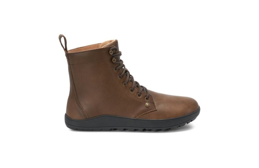 VÝPRODEJ Dámské kožené barefoot kotníkové boty Xero Shoes Breckenridge - Hnědá - Velikost: 37