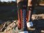COMPRESSPORT Běžecké ponožky PRS V4.0 TRAIL - Barva: Černá-červená, Velikost: T2