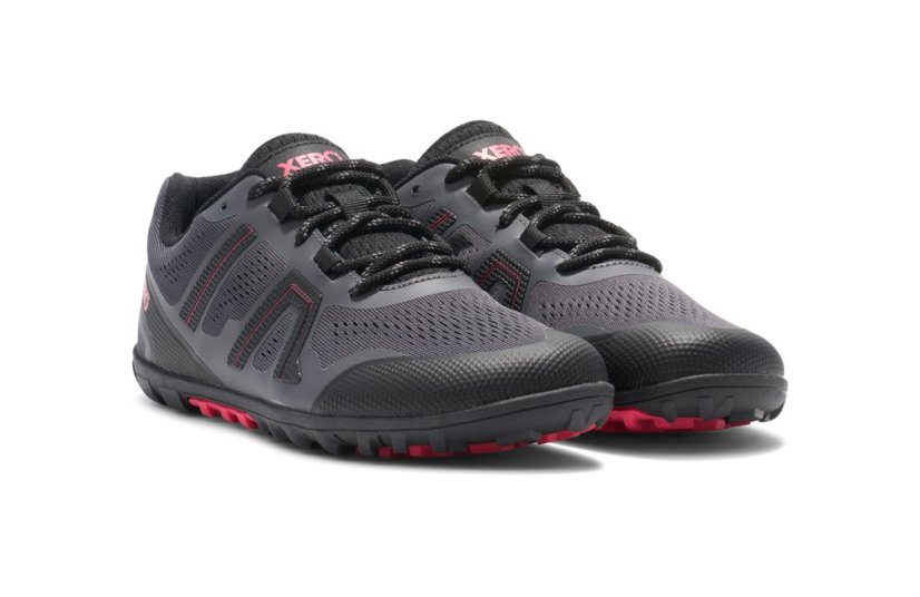 Dámské trailové barefoot boty Xero Shoes Mesa Trail II - Asphalt Raspberry - Velikost: 36