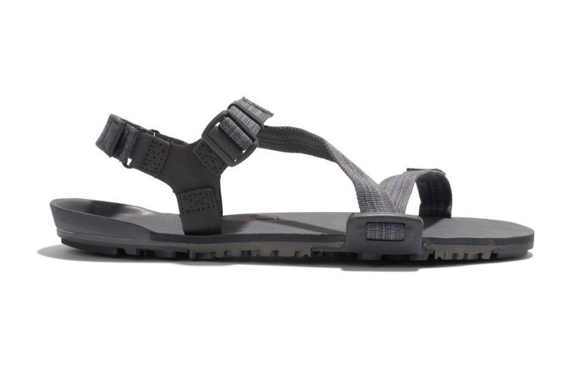 Pánské turistické barefoot sandály Xero Shoes Z-Trail EV - Steel Gray Asphalt - Barva: Steel Gray Asphalt Z-Trail Men, Velikost: 45