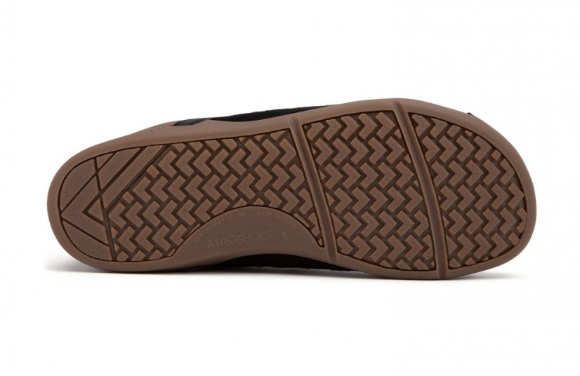 XERO Prio Suede pánské barefoot - Barva: Black Gum, Velikost: 44,5