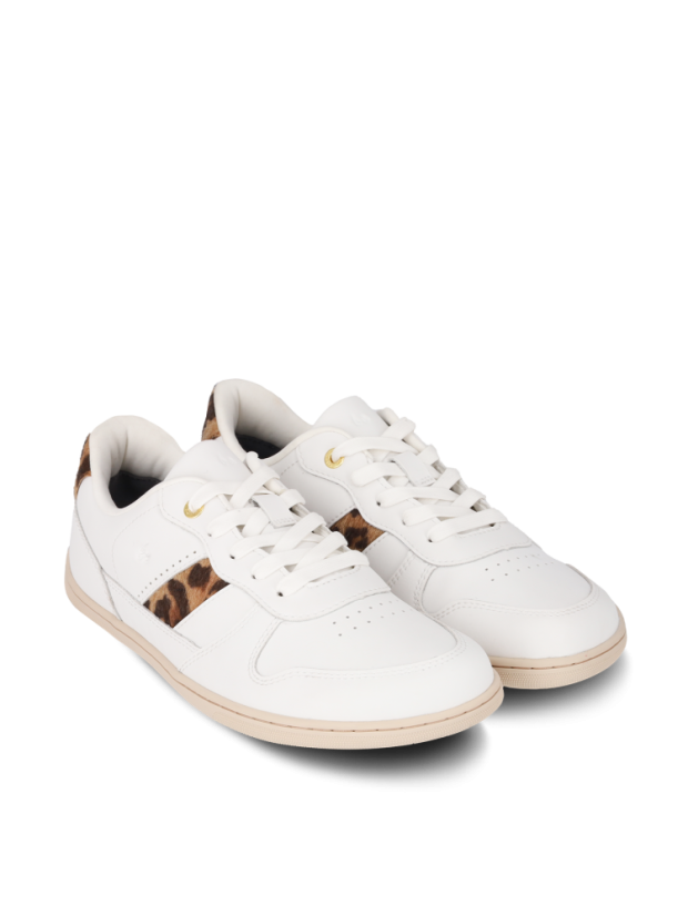 Unisex kožené barefoot tenisky Be Lenka Cellestia - White Leopard - Barva: White Leopard Cellestia, Velikost: 37