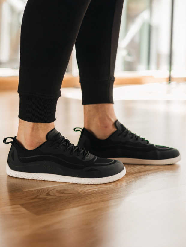 Unisex sportovní barefoot tenisky Be Lenka Velocity - Black - Barva: Black Velocity, Velikost: 41