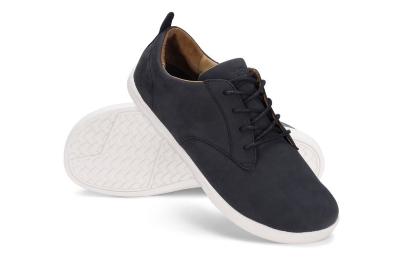 Pánské městské barefoot boty Xero Shoes Glenn - Black/White - Velikost: 42