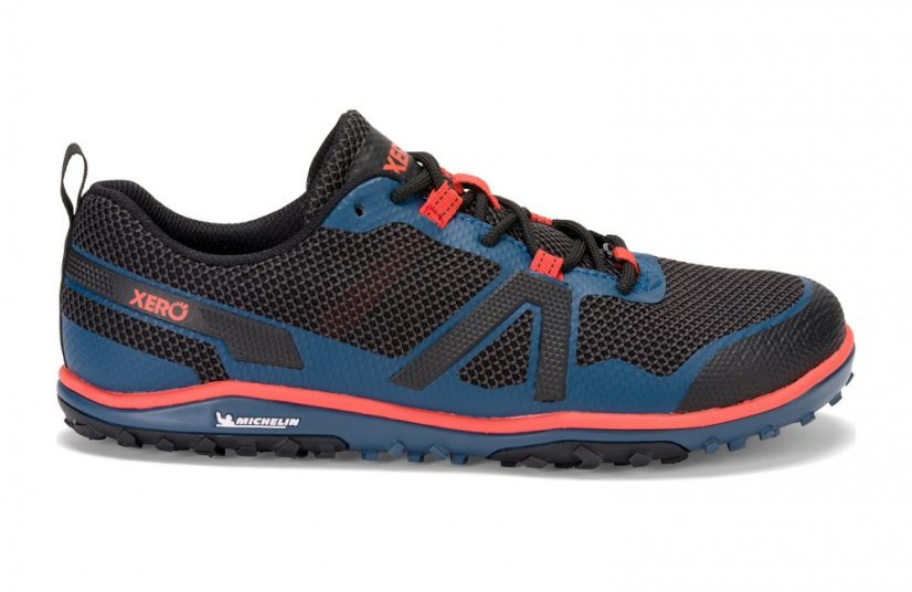 XERO Scrambler Low MAN - pánské trailové a trekové barefoot boty - Barva: Černá, Velikost: 44